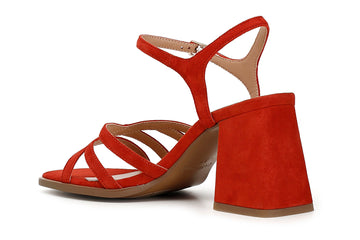 CafèNoir Donna Sandalo gilda mignon in pelle scamosciata C1MB5090R007 Rosso