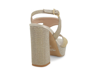 Melluso Donna Sandali Tessuto J613D-229689 Oro