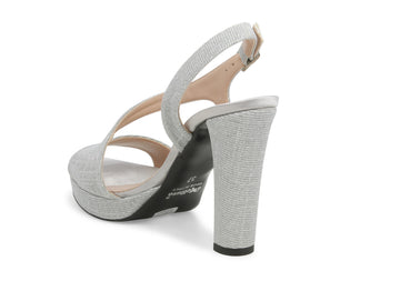 Melluso Donna Sandali Tessuto J616D-224858 Argento