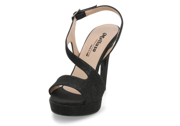 Melluso Donna Sandali Tessuto J616D-229744 Nero