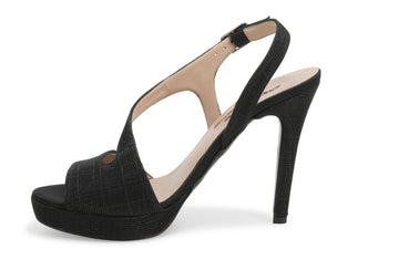 Melluso Donna Sandali Tessuto J616D-229744 Nero