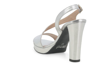 Melluso Donna Sandali Tessuto J616W-234128 Argento