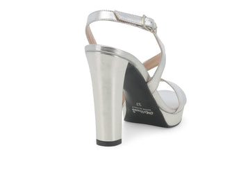 Melluso Donna Sandali Tessuto J616W-234128 Argento