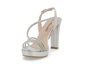 Melluso Donna Sandali Tessuto J624W-233598 Argento