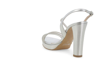 Melluso Donna Sandali Tessuto J624W-233598 Argento