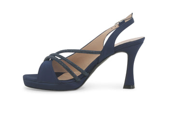 Melluso Donna Sandali Tessuto J643-233611 Blu