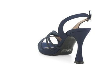 Melluso Donna Sandali Tessuto J643-233611 Blu