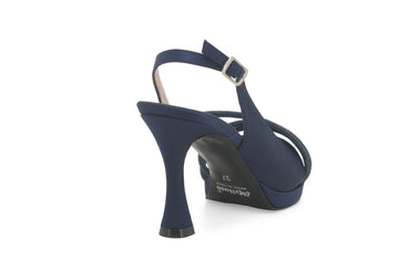 Melluso Donna Sandali Tessuto J643-233611 Blu