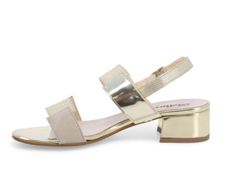Melluso Donna Sandali Tessuto K35158D-222887 Oro
