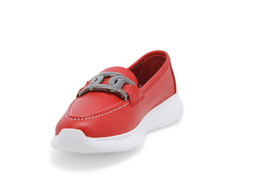 Melluso Donna Mocassini Pelle K35218-222371 Rosso