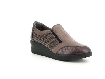 Melluso Donna Scarpe basse Pelle R25854A-210111 Grigio