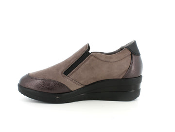 Melluso Donna Scarpe basse Pelle R25854A-210111 Grigio