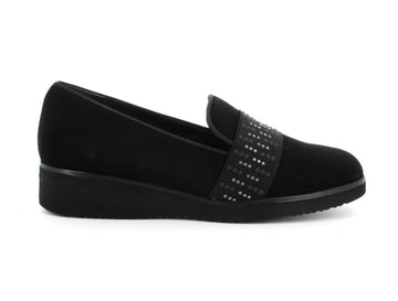 Melluso Donna Mocassini Camoscio R35105A-209673 Nero