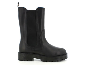 Melluso donna stivaletti in pelle con zip