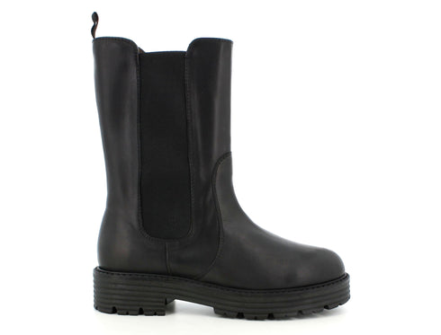 Melluso donna stivaletti in pelle con zip