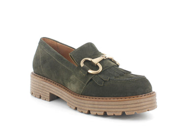 Melluso Donna Mocassini Camoscio R45345-207044 Verde