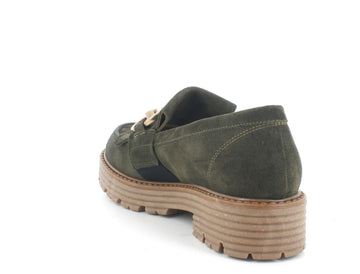 Melluso Donna Mocassini Camoscio R45345-207044 Verde