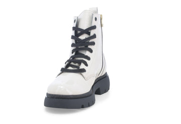 Melluso Donna Stivaletti Vernice R45379-229426 Bianco