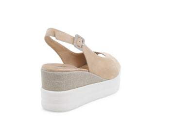 Melluso Donna Sandali Camoscio R80540-224873 Beige