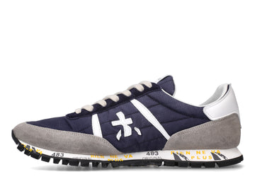 Premiata man Sean suede and nylon sneakers