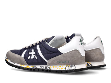 Premiata man Sean suede and nylon sneakers