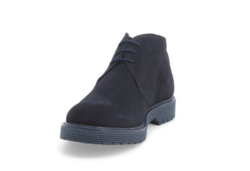 Melluso Uomo Polacchini Camoscio U0550D-227497 Blu