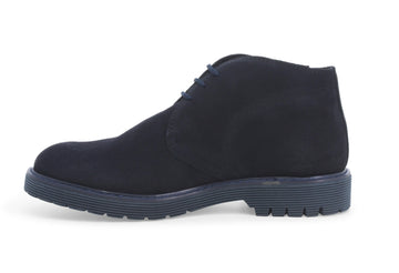 Melluso Uomo Polacchini Camoscio U0550D-227497 Blu