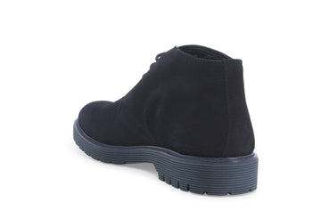 Melluso Uomo Polacchini Camoscio U0550D-227497 Blu