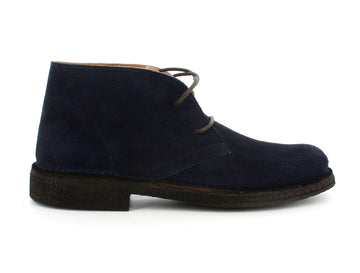 Melluso Uomo Polacchini Camoscio U15003A-205287 Blu