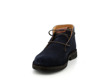 Melluso Uomo Polacchini Camoscio U15003A-205287 Blu