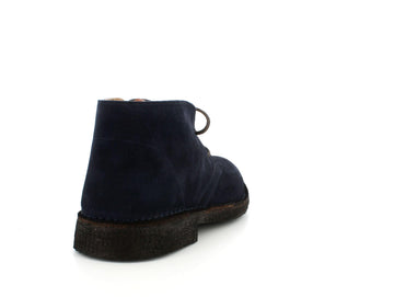 Melluso Uomo Polacchini Camoscio U15003A-205287 Blu