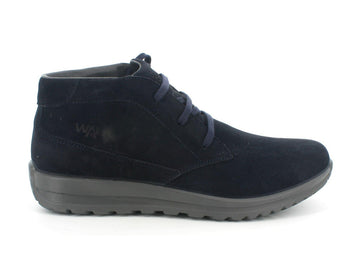 Melluso Uomo Polacchini Comfort Camoscio U15400A-205312 Blu