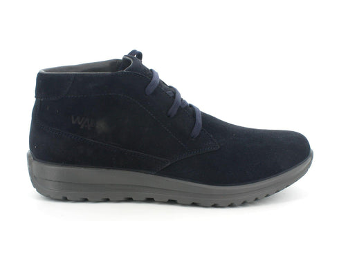 Melluso Uomo Polacchini Comfort Camoscio U15400A-205312 Blu