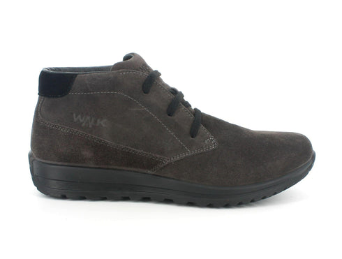 Melluso Uomo Polacchini Camoscio U15400A-205313 Grigio