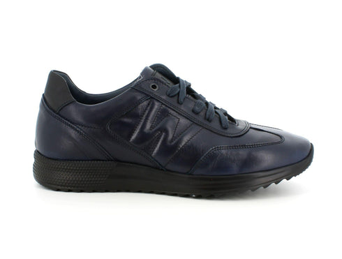 Melluso Uomo Scarpe basse Pelle U16116A-208132 Blu
