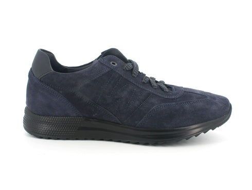 Melluso Uomo Scarpe basse Camoscio U16117A-205348 Blu