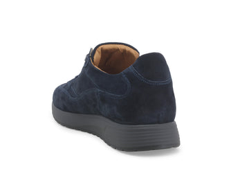 Melluso Uomo Scarpe basse Camoscio U16252D-228026 Blu