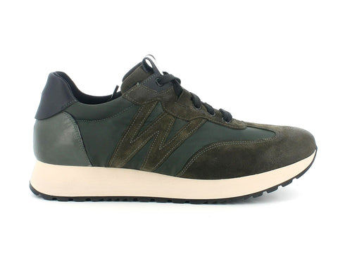 Melluso Uomo Scarpe basse Stringate U16302-206966 Verde Militare