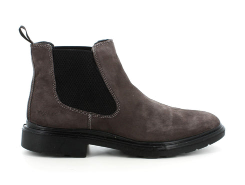 Melluso Uomo Stivaletti Chelsea Beatles Pelle Scamosciata U55231A-210873 Grigio