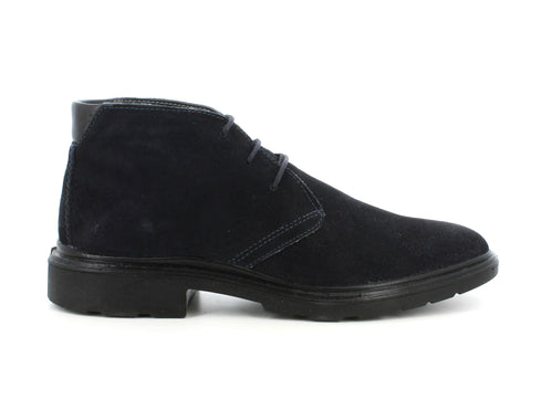 Melluso Uomo Polacchini Pelle Scamosciata U55232A-210875 Blu