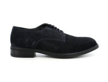 Melluso Uomo Derby Pelle Scamosciata U55409BK-182756 Blu