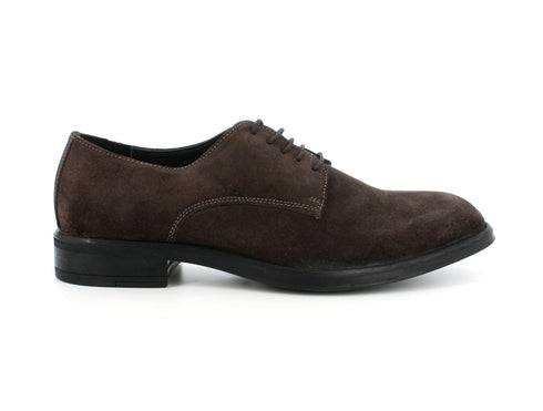 Melluso Uomo Derby Pelle U55409BK-182757 Grigio Marrone