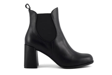 CafèNoir Donna Tronchetto in pelle con elastico FXV128 Nero