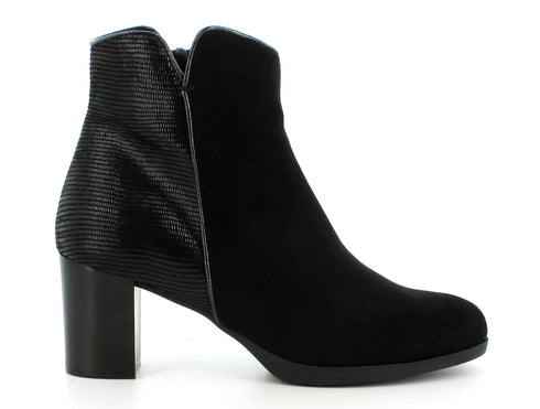 Melluso Donna Tronchetti Camoscio Z233A-209970 Nero