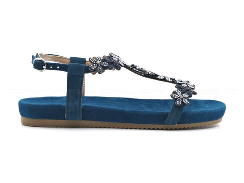 Alma en pena sandali gioiello donna blu