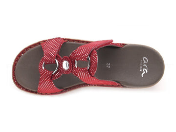 Ara ciabatte comfort hawaii 2 strappi donna rosso