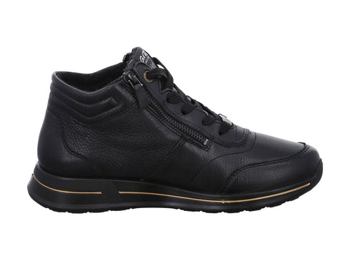 Ara Osaka polacchini donna comfort pelle nera 12-24808-01H