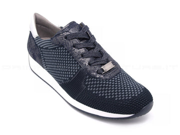 Ara scarpa stringata fusion donna blu