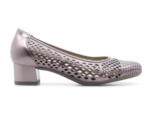 Ara scarpe vicenza estive tacco medio donna bronzo