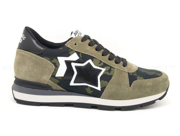 Atlantic-stars sneakers sirius mimetica uomo kaki